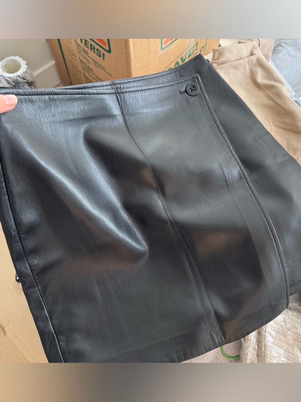 Babaton leather skirt - NEVER WORN